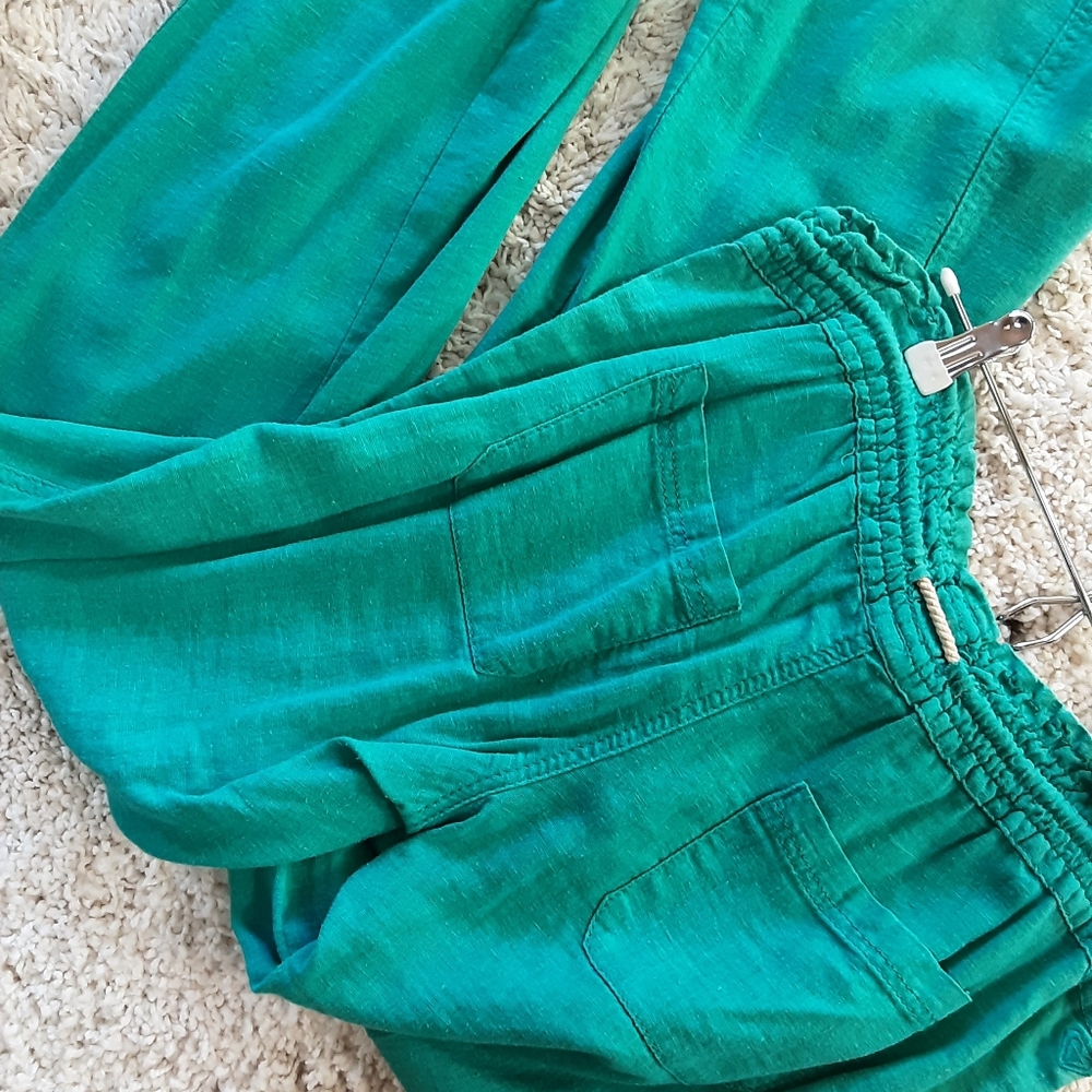 Turquoise Roxy Summer Pants - Picture 6 of 6